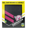 NRL DARTBOARD, DARTS + CABINET MANLY SEA EAGLES COMBO - Image 2